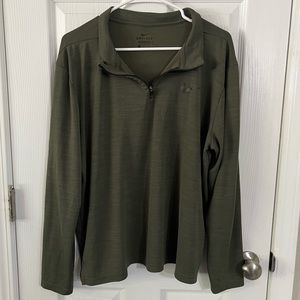 Nike pullover dri fit zip collar long sleeve jacket size xl